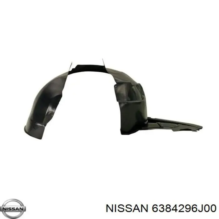 Правый подкрылок переднего крыла Nissan/Infiniti 6384296J00 цена, от 80.00 USD