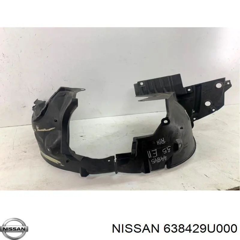 Правый подкрылок переднего крыла Nissan/Infiniti 638429U000 цена, от 14.66 USD