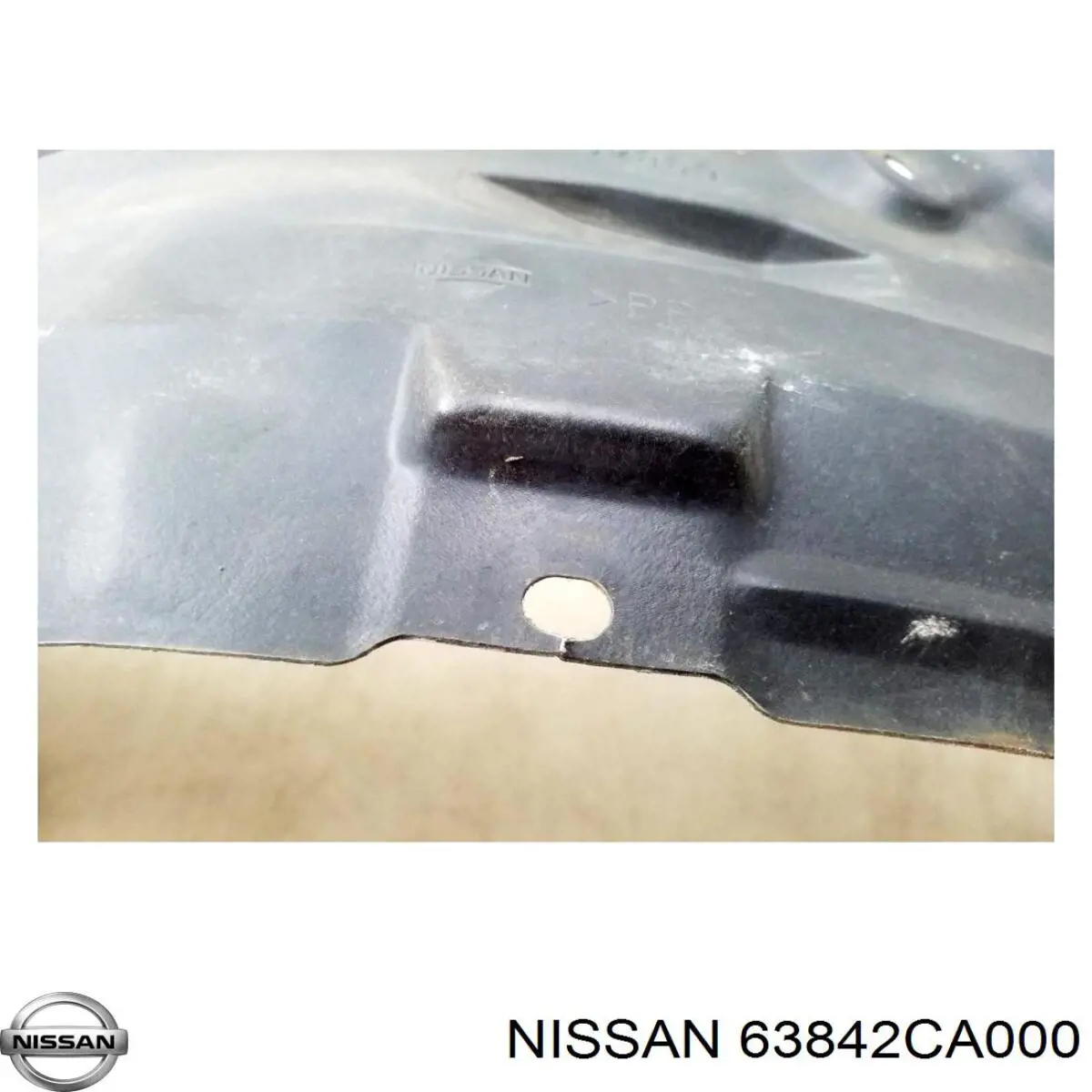 Подкрылок крыла переднего правый задний Nissan/Infiniti 63842CA000 цена, от 11.91 USD