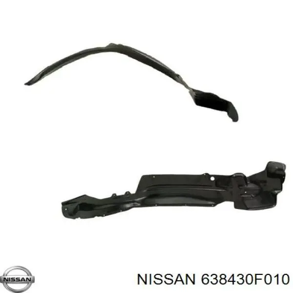 Guarda-barras esquerdo do pára-lama dianteiro para Nissan Terrano (R20)