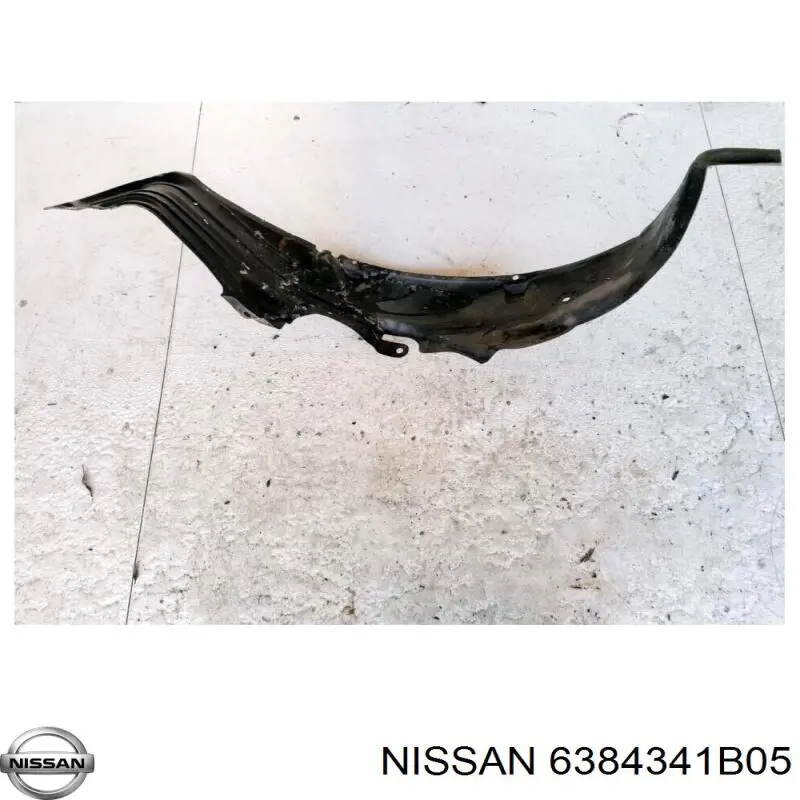 Подкрылок передний левый 6384341B05 Nissan/Infiniti