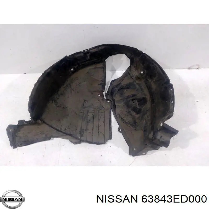 Подкрылок передний левый 63843ED000 Nissan