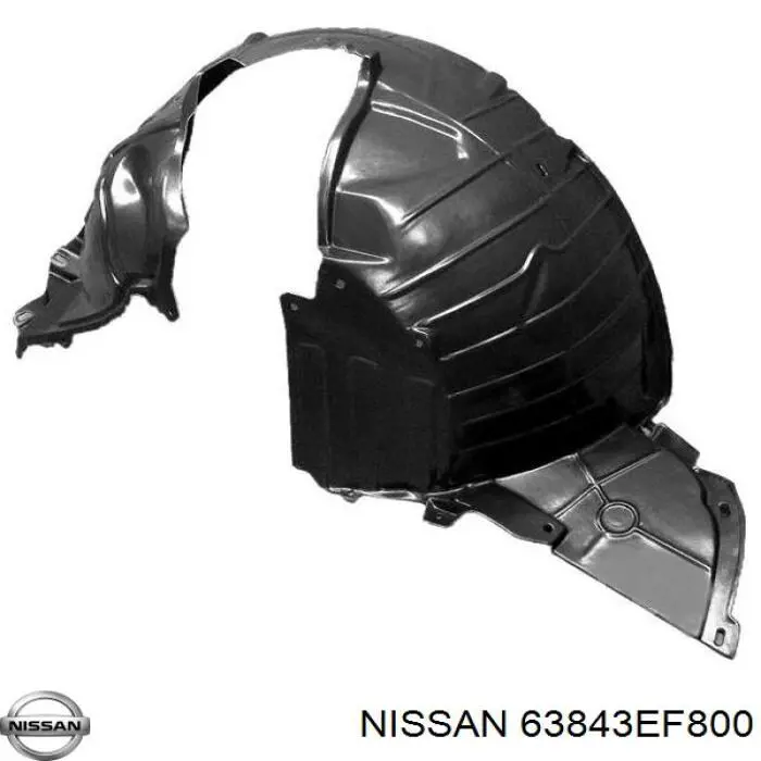 Подкрылок передний левый 63843EF800 Nissan