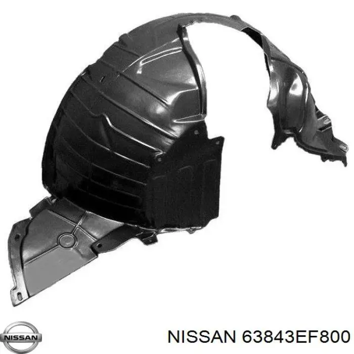 Купить 63843EF800 Nissan/Infiniti Подкрылок передний левый