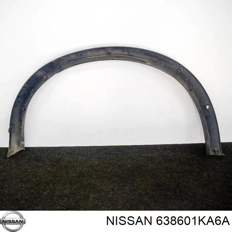Купить 638601KA6A Nissan/Infiniti Молдинг арки крыла переднего, правый