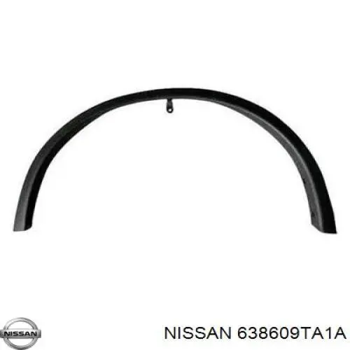 638609TA1A NISSAN Ensanchamiento, guardabarros delantero derecho original y equivalente