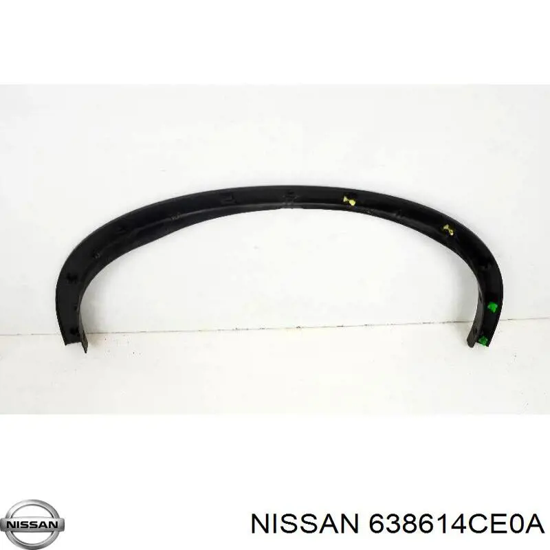 Расширитель (накладка) арки переднего крыла левый Nissan 638614CE0A