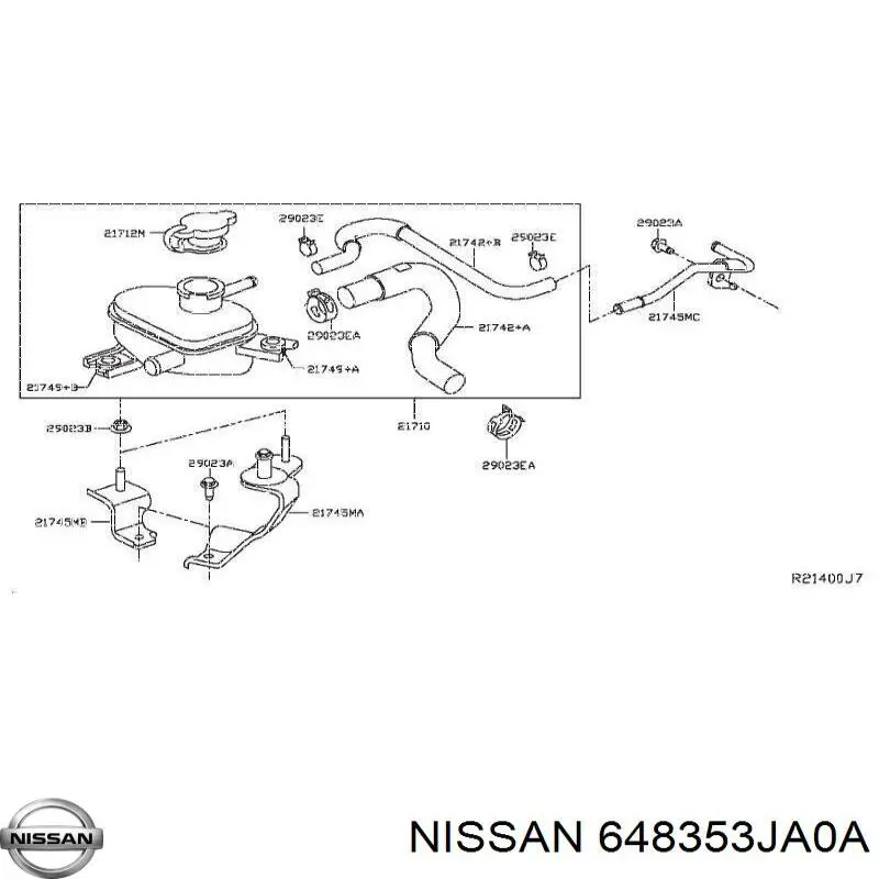  Nissan/Infiniti 648353JA0A цена, от 6.98 USD