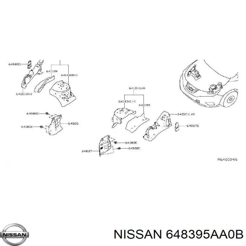  648395AA0B Nissan