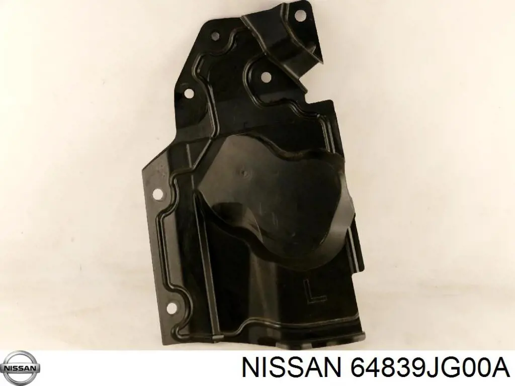 Защита двигателя левая Nissan 64839JG00A