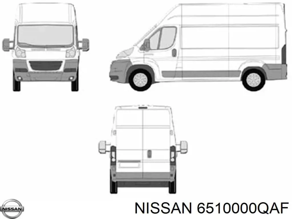 6510000QAF Nissan капот