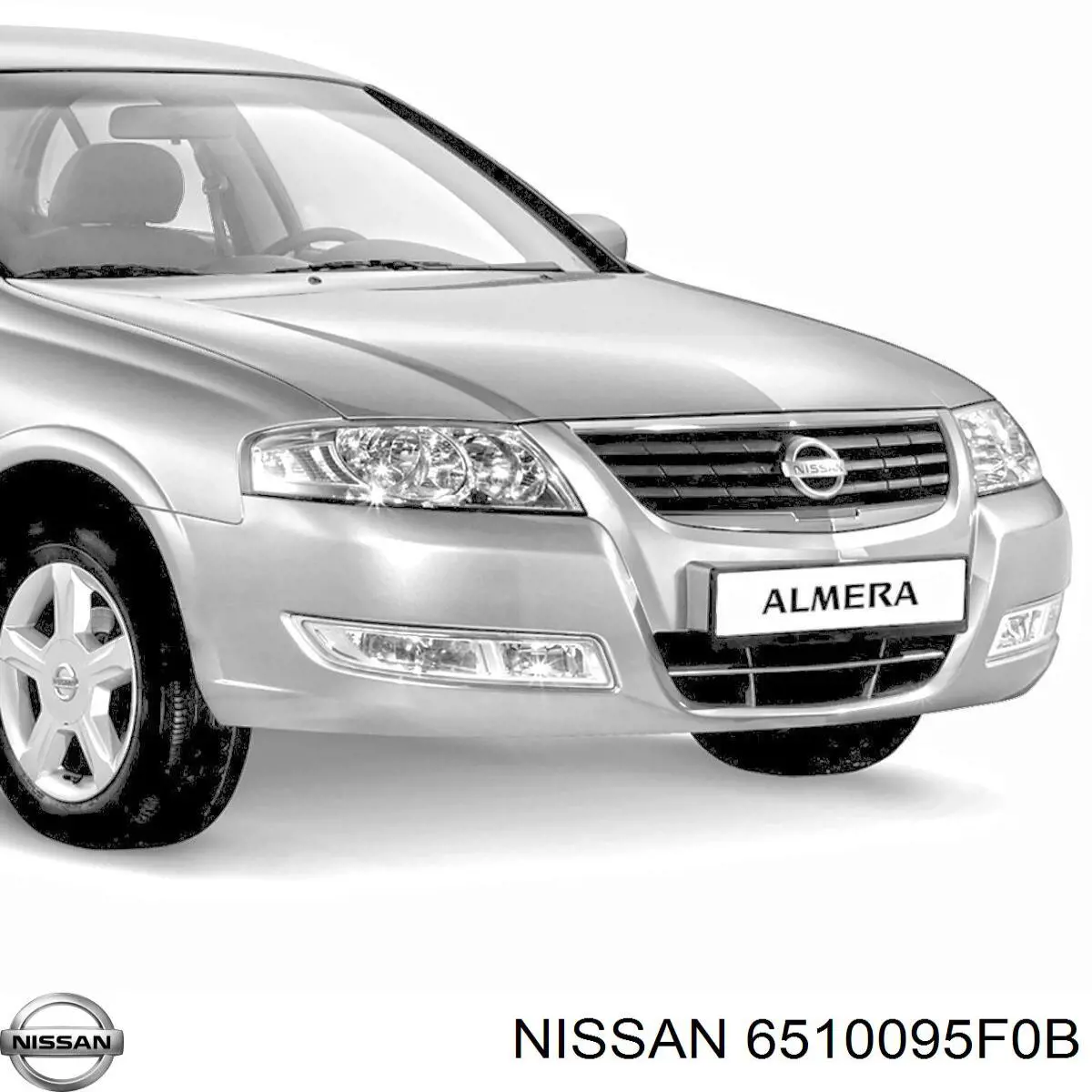 Капот на Nissan Almera CLASSIC (Ниссан Альмера)