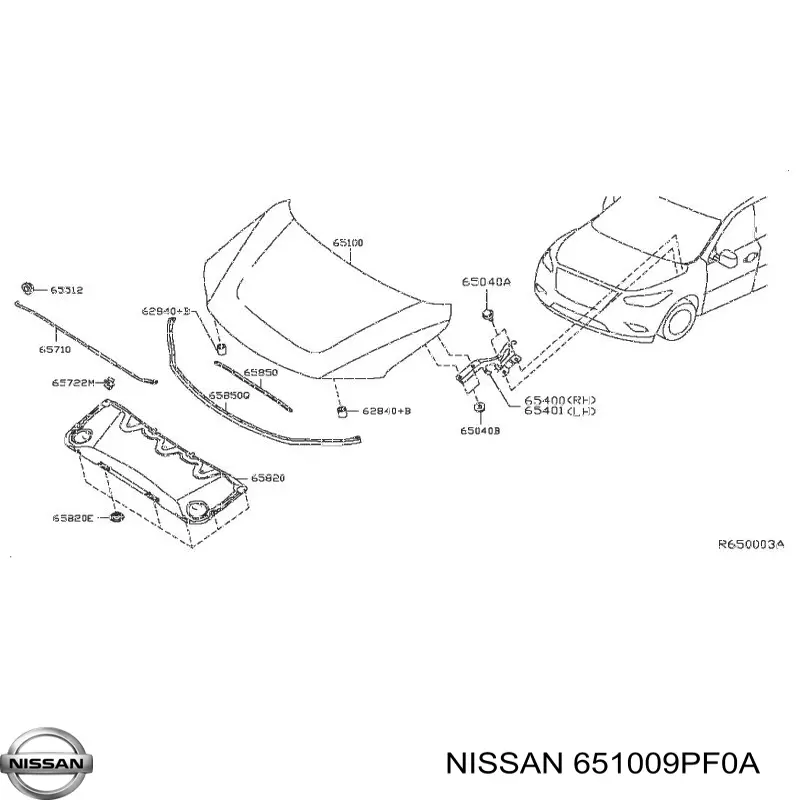 Капот на Nissan Pathfinder R52 (Ниссан Пасфайндер)