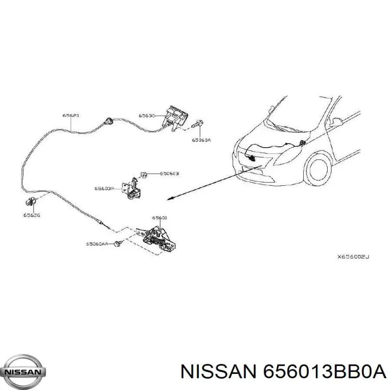  656013BB0A Nissan