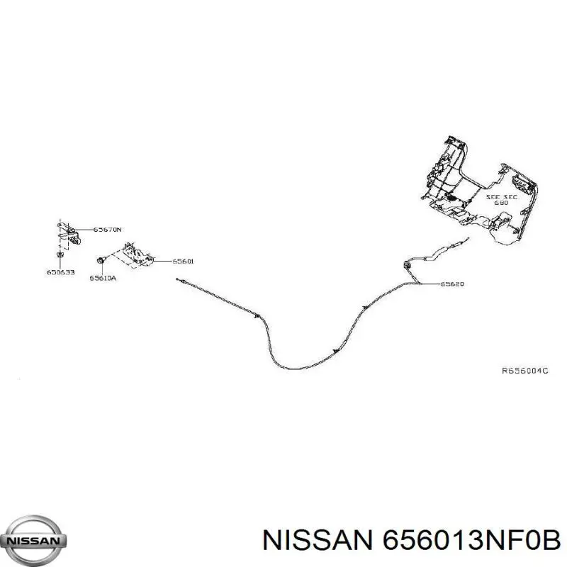 656013NF0B Nissan 