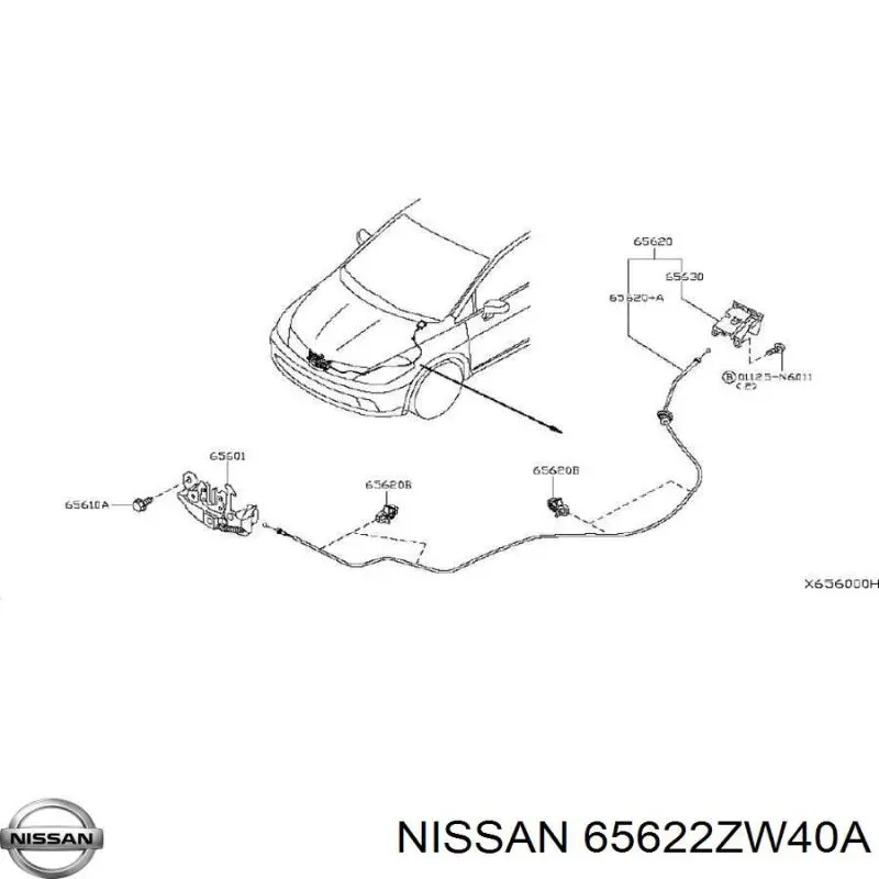 65622ZW40A Nissan/Infiniti 