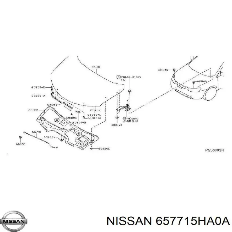  657715HA0A Nissan