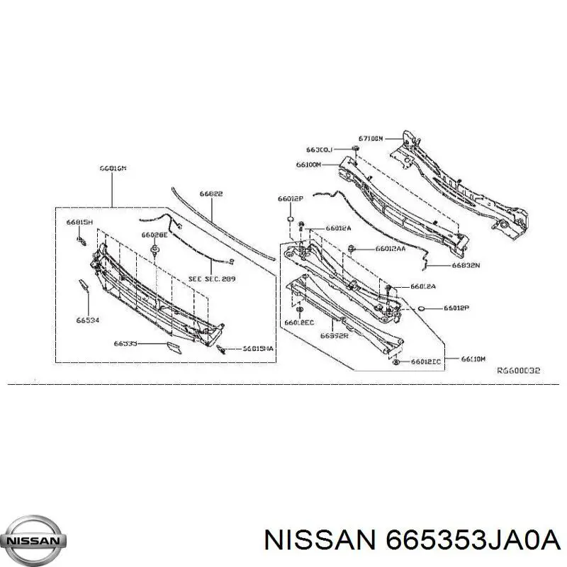  665353JA0A Nissan