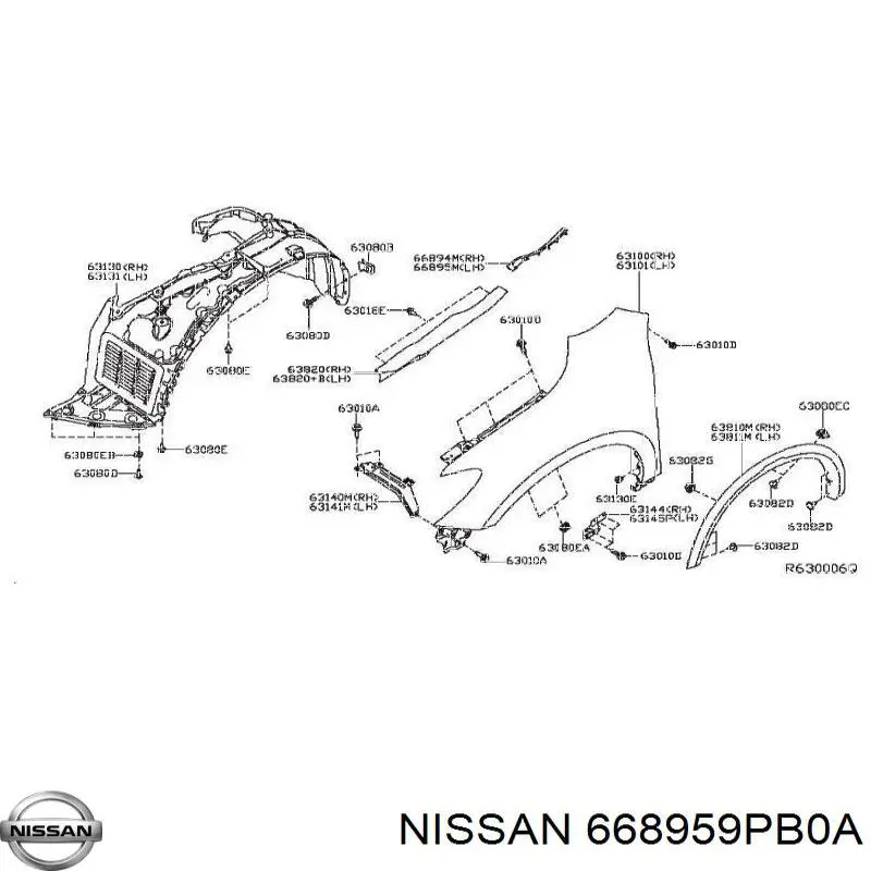 668959PB0A Nissan 