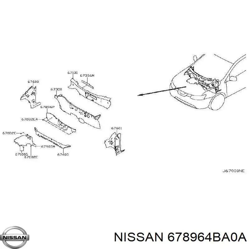  678964BA0A Nissan