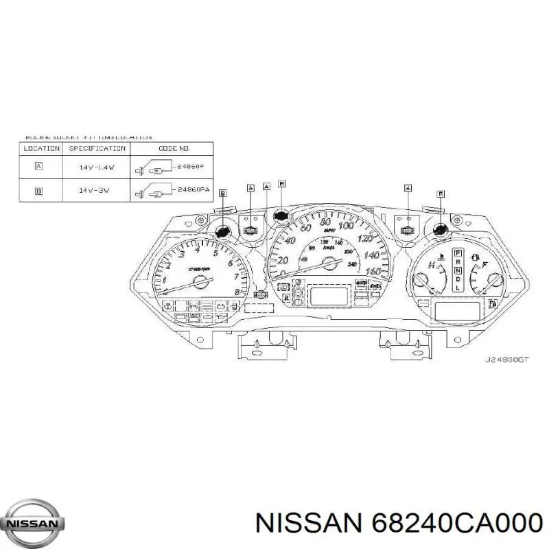  68240CA000 Nissan