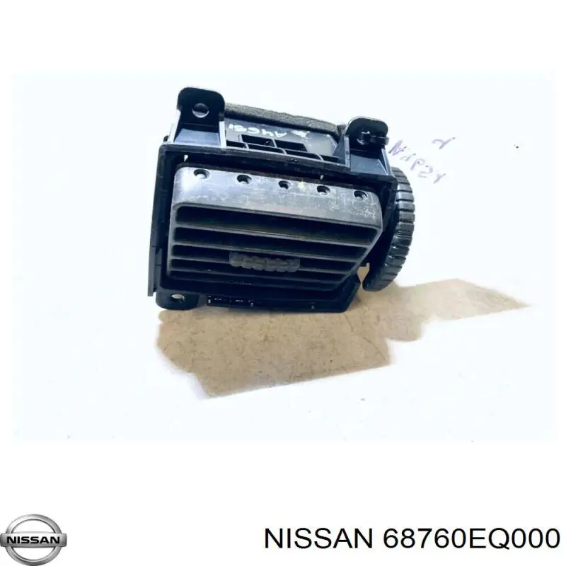 Решетка вентиляции салона на "торпедо" правая Nissan/Infiniti 68760EQ000 цена, от 9.89 USD
