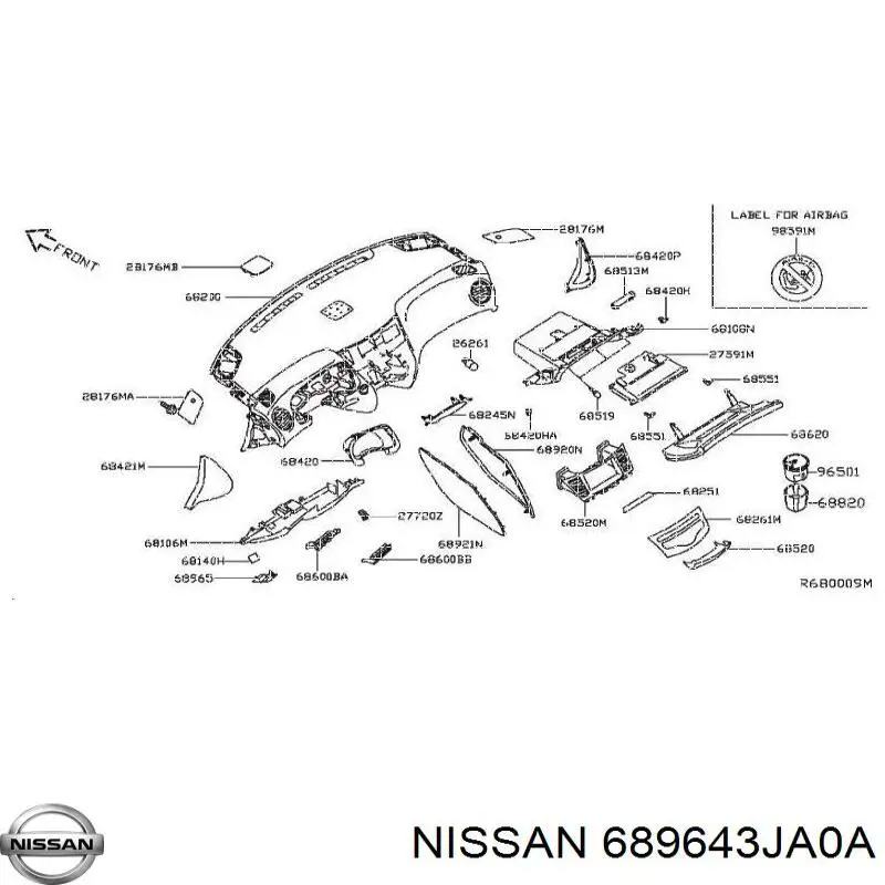 689643JA0A Nissan/Infiniti 