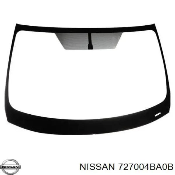 Лобовое стекло на Nissan Rogue T32U