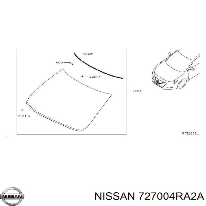  727004RA1A Nissan