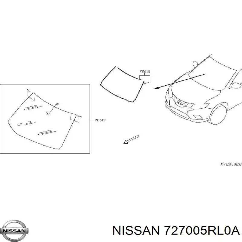  727005RL0A Nissan