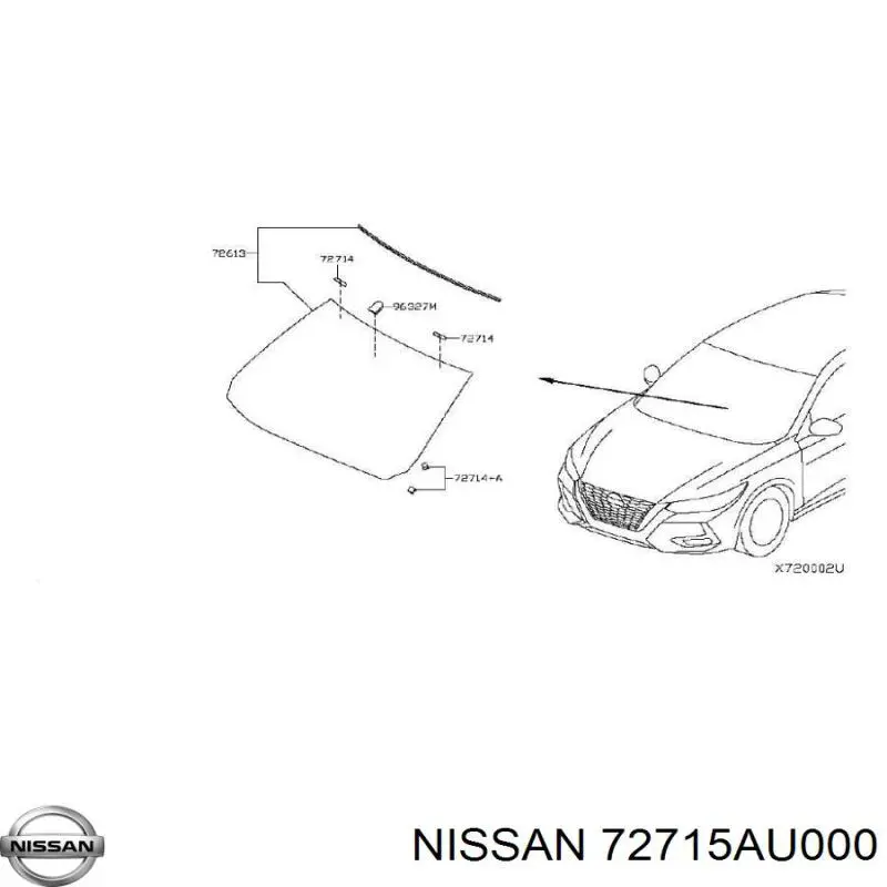 72715AU000 Nissan/Infiniti 
