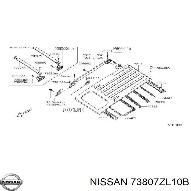 73807ZL10B Nissan/Infiniti