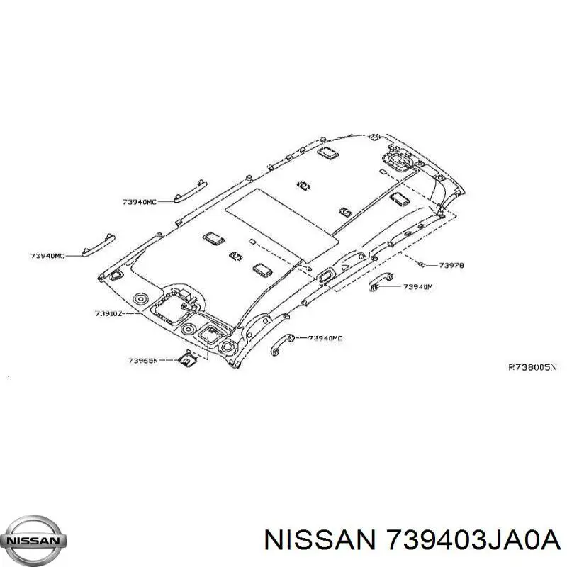  Nissan/Infiniti 739403JA0A цена, от 5.08 USD