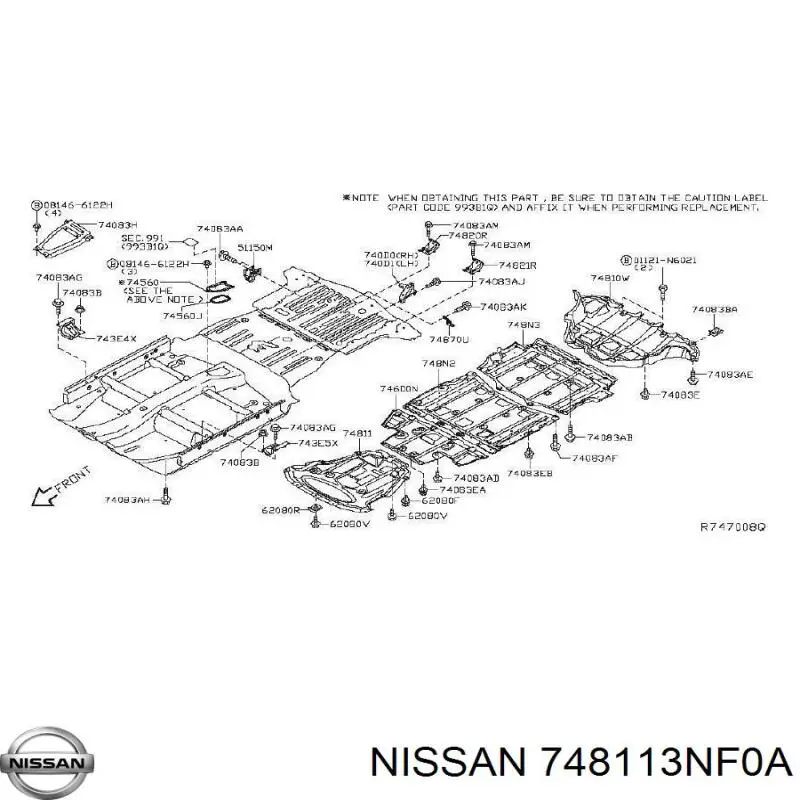  748113NF0A Nissan/Infiniti