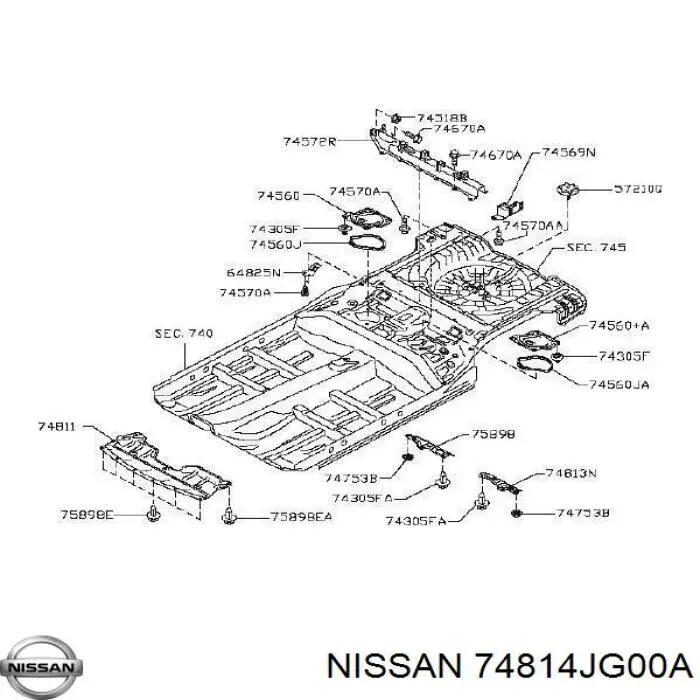 74814JG00A Nissan 