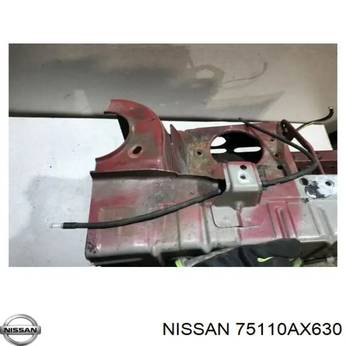 75110AX630 Nissan лонжерон рамы передний правый