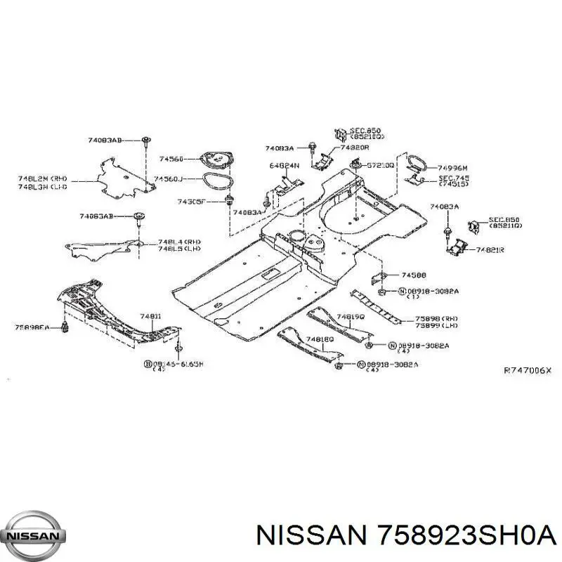  Nissan/Infiniti 758923SH0A цена, от 7.60 USD