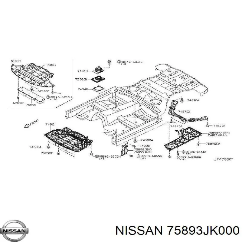 75893JK000 Nissan 