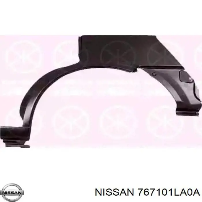 767101LA0A Nissan/Infiniti Арка крыла заднего правого