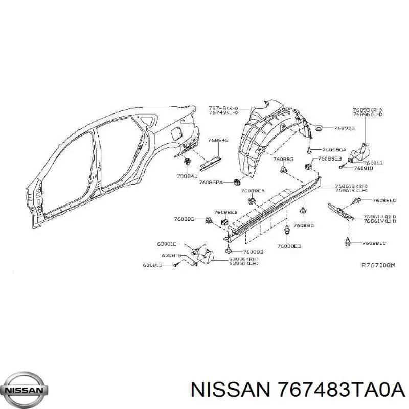  767483TA0A Nissan