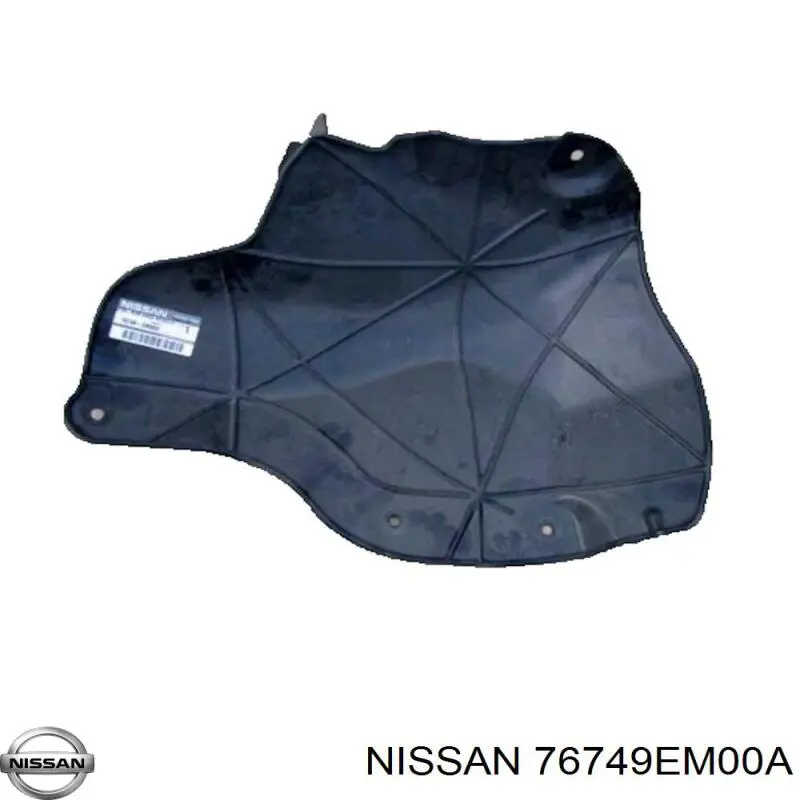 Guarda-barras do pára-lama traseiro esquerdo para Nissan Tiida (C11X)