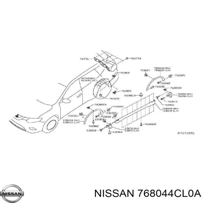  768044CL0A Nissan