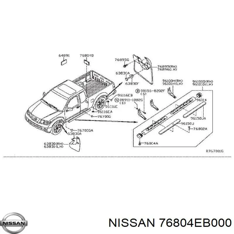 76804EB000 Nissan/Infiniti 