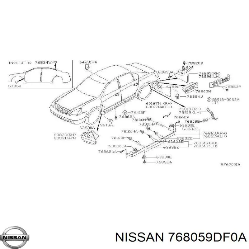  Nissan/Infiniti 768059DF0A цена, от 40.49 USD