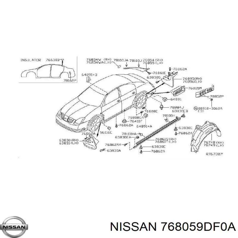  768059DF0A Nissan