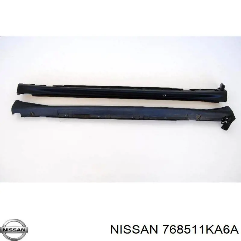 Накладка (молдинг) порога наружная левая Nissan/Infiniti 768511KA6A цена, от 26.61 USD