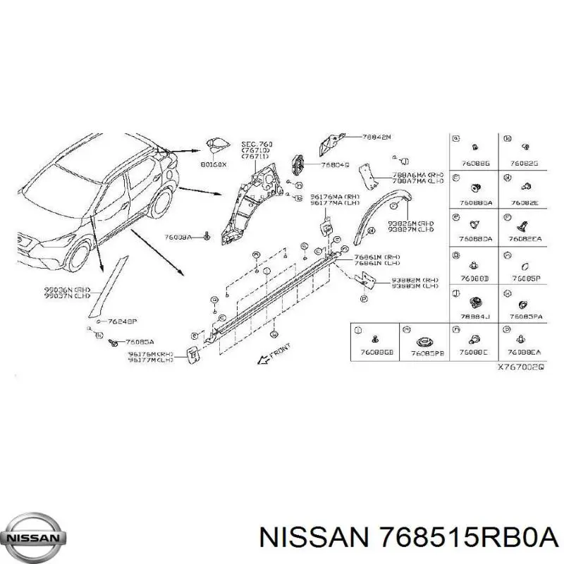  768515RB0A Nissan