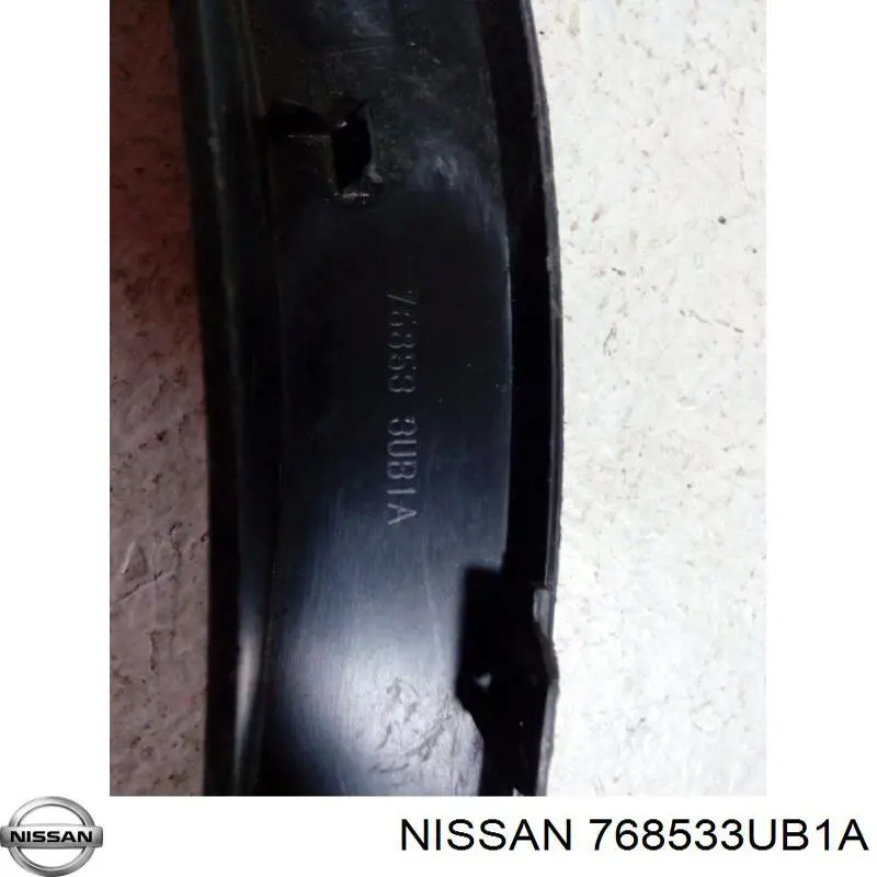 Молдинг передней арки колеса, левый Nissan/Infiniti 768533UB1A цена, от 85.26 USD