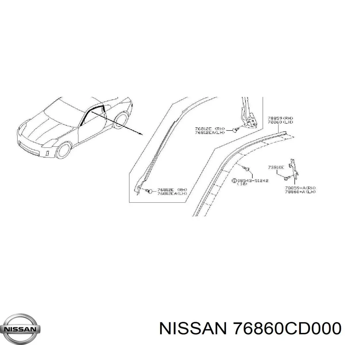76860CD000 Nissan/Infiniti 