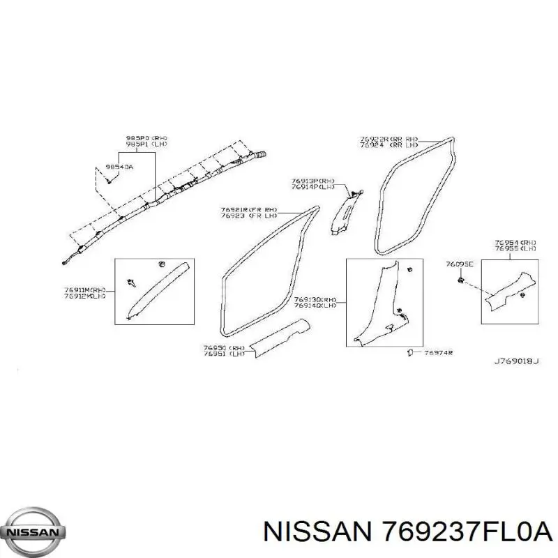  769237FL0A Nissan